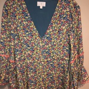 Lost & wander off to St. Tropez floral midi dress